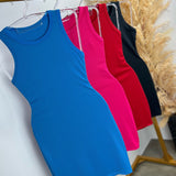 Vestido Canelado Basico