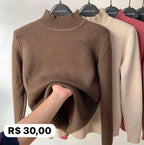 Blusa Manga Longa Plush Long Sleeve Blouse