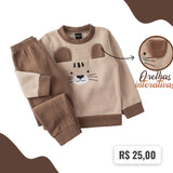 CONJUNTO INFANTIL LEÃO
