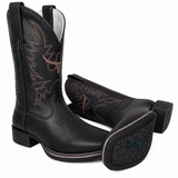BOTA TEXANA PRETA 756 ( MASCULINA )