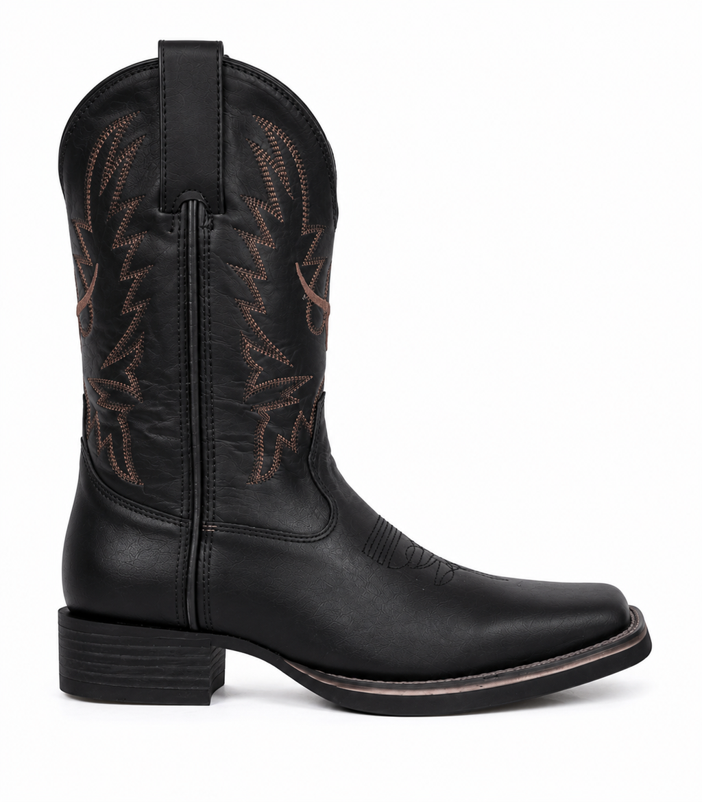 BOTA TEXANA PRETA 756 ( MASCULINA )