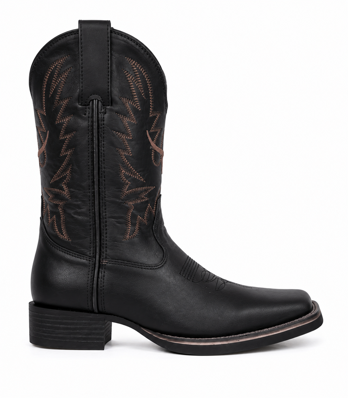 BOTA TEXANA PRETA 756 ( MASCULINA )