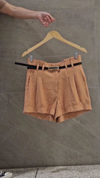 Kit com 7 shorts Alfaiataria + Cinto