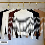 BLUSA MANG LONG 124 LISTRAS