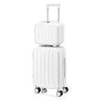 Conjunto Mala De Viagem 10KG E Frasqueira Cadeado Roda Dupla 360°