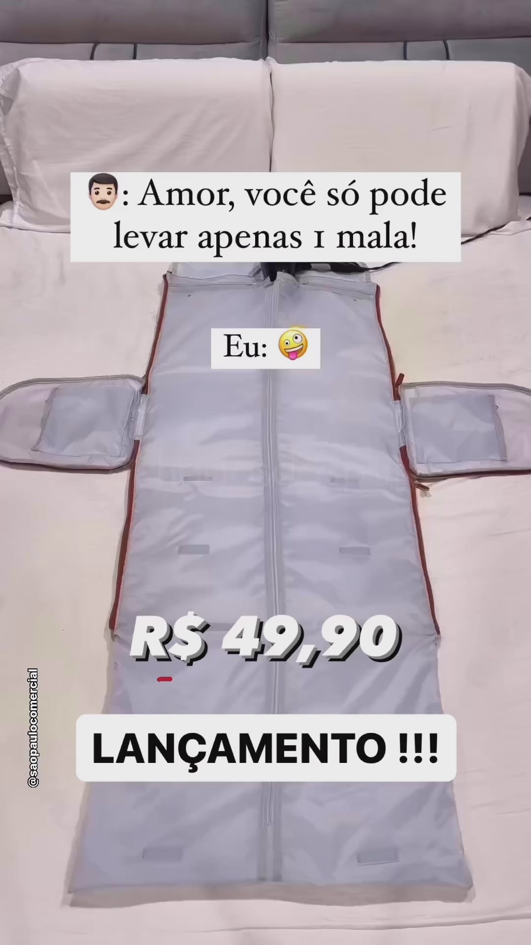 Mala CABE TUDO PROMOÇÃO